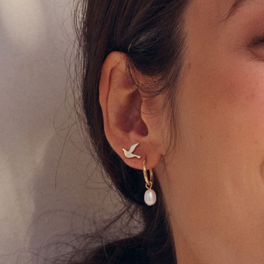 Orhangen Edblad | Dove Studs Small Gold