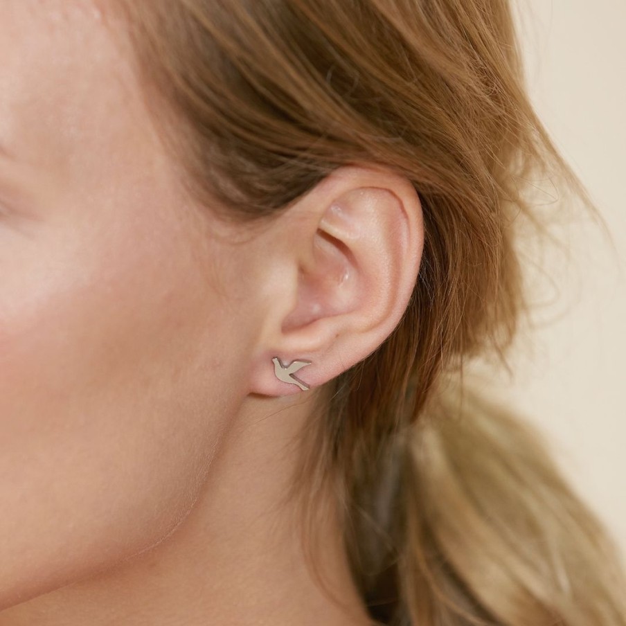 Orhangen Edblad | Dove Studs Small Steel