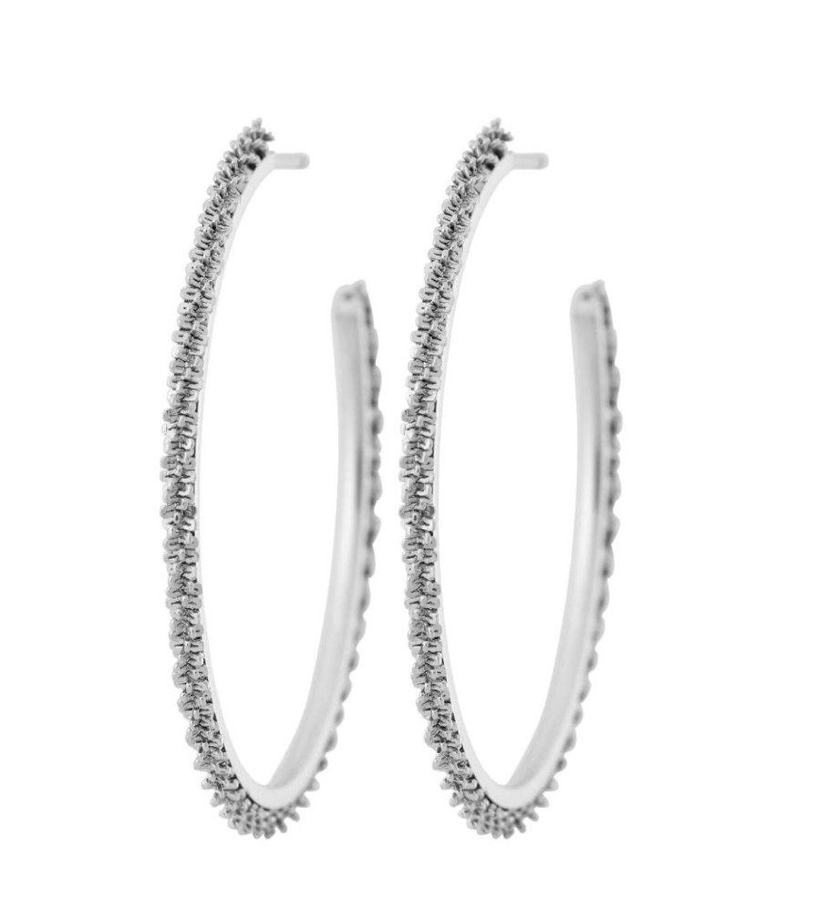 Orhangen Edblad | Tinsel Thin Creoles M Steel