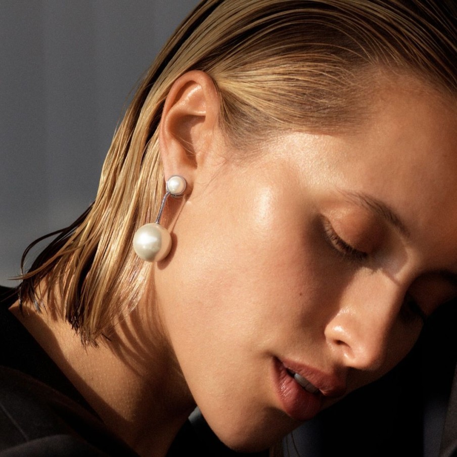 Orhangen Edblad | Globe Earrings Maxi Steel