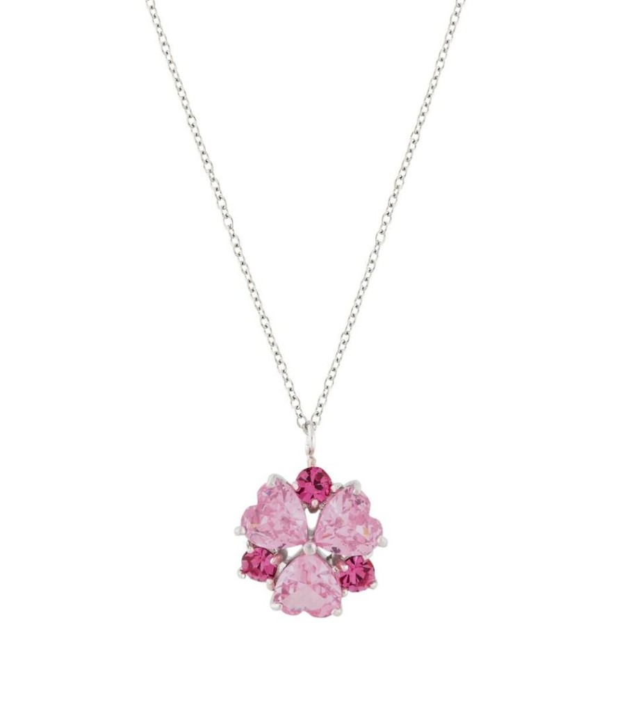Halsband Edblad | Heart Sparkle Necklace Pink Steel