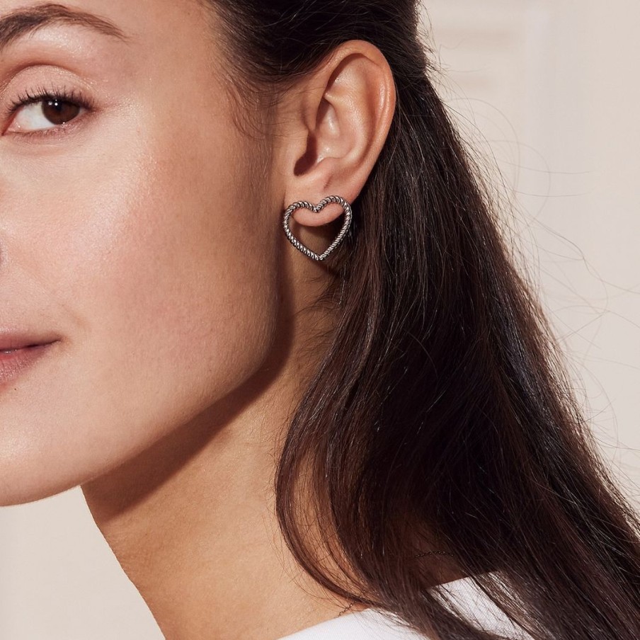 Orhangen Edblad | Rope Heart Studs M Steel