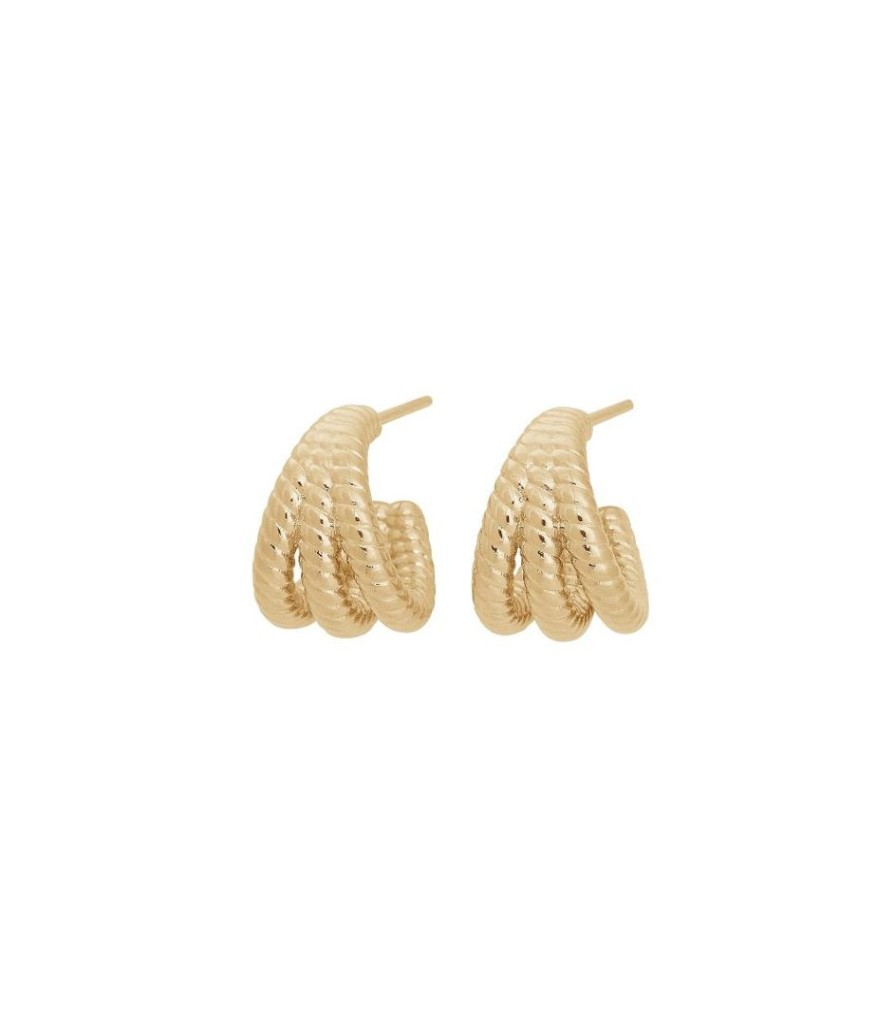 Orhangen Edblad | Rope Creoles Triple Gold