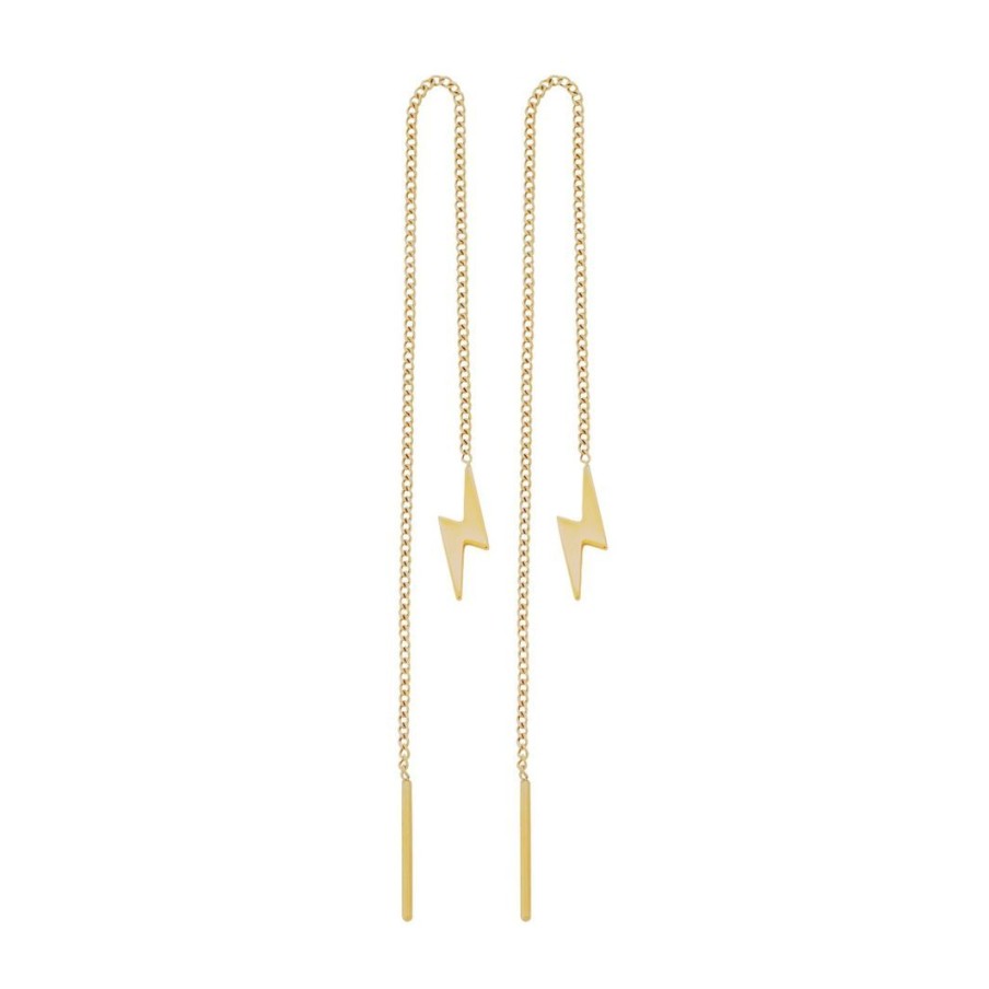 Orhangen Edblad | Lightning Chain Earrings Gold