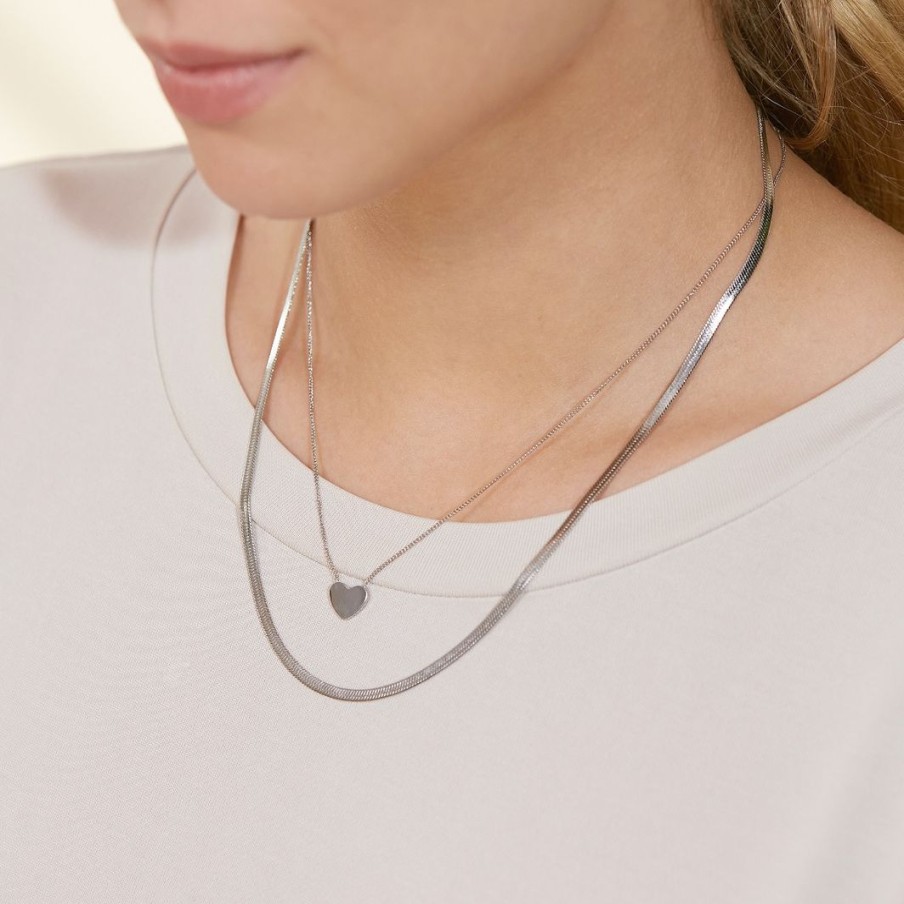 Halsband Edblad | Pure Heart Necklace Steel