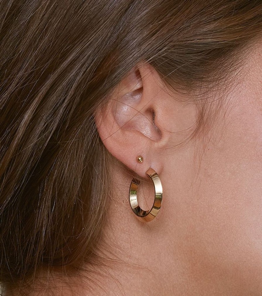 Orhangen Edblad | Plain Studs Gold