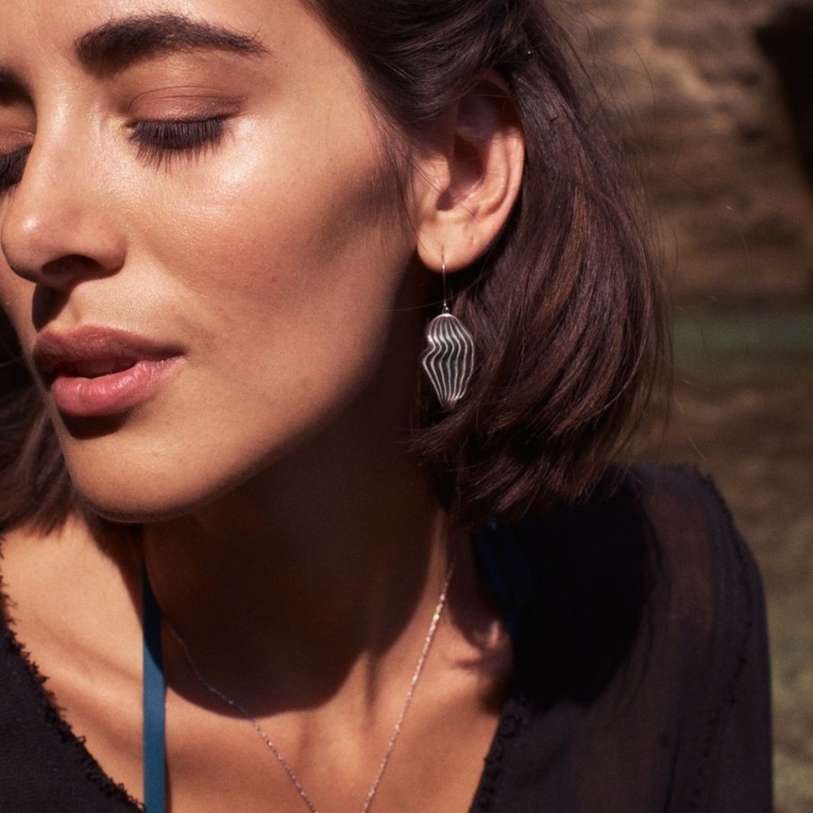 Orhangen Edblad | Ripples Earrings L Steel