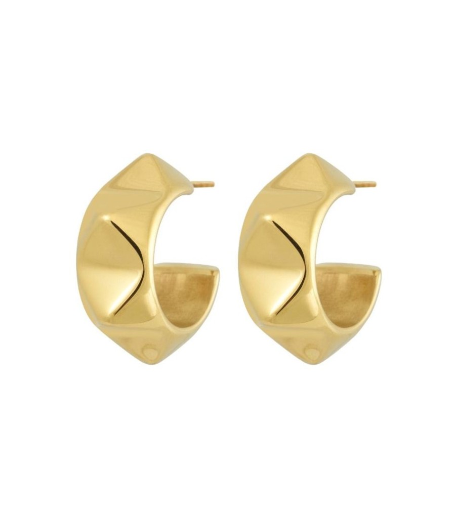 Orhangen Edblad | Peak Rivet Creoles Gold