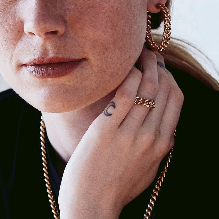 Ringar Edblad | Lourdes Chain Ring Gold