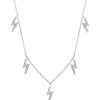 Halsband Edblad | Lightning Sparkle Necklace Multi Steel
