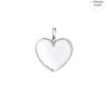 Charm Bar Edblad | Engravable Heart Pendant Silver