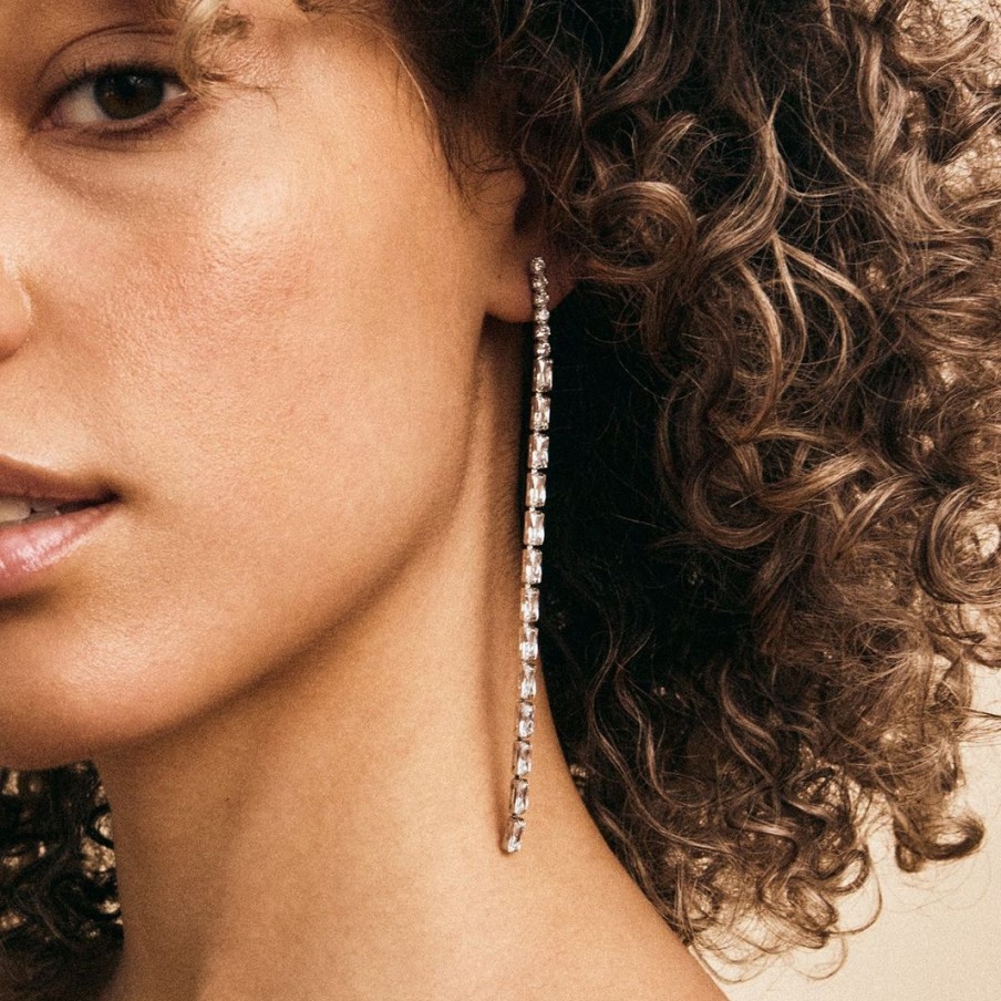 Orhangen Edblad | Luminary Earrings Long Steel