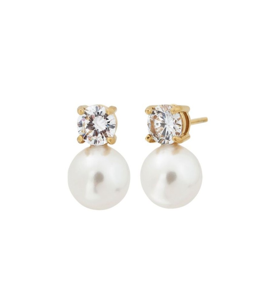 Orhangen Edblad | Luna Studs L Gold