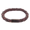 Herrsmycken Edblad | John Bracelet Leather Dark Brown