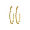 Orhangen Edblad | Tinsel Thin Creoles S Gold