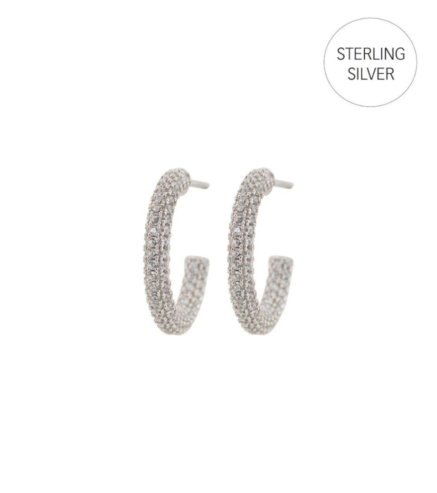 Orhangen Edblad | Crystal Creoles S Silver