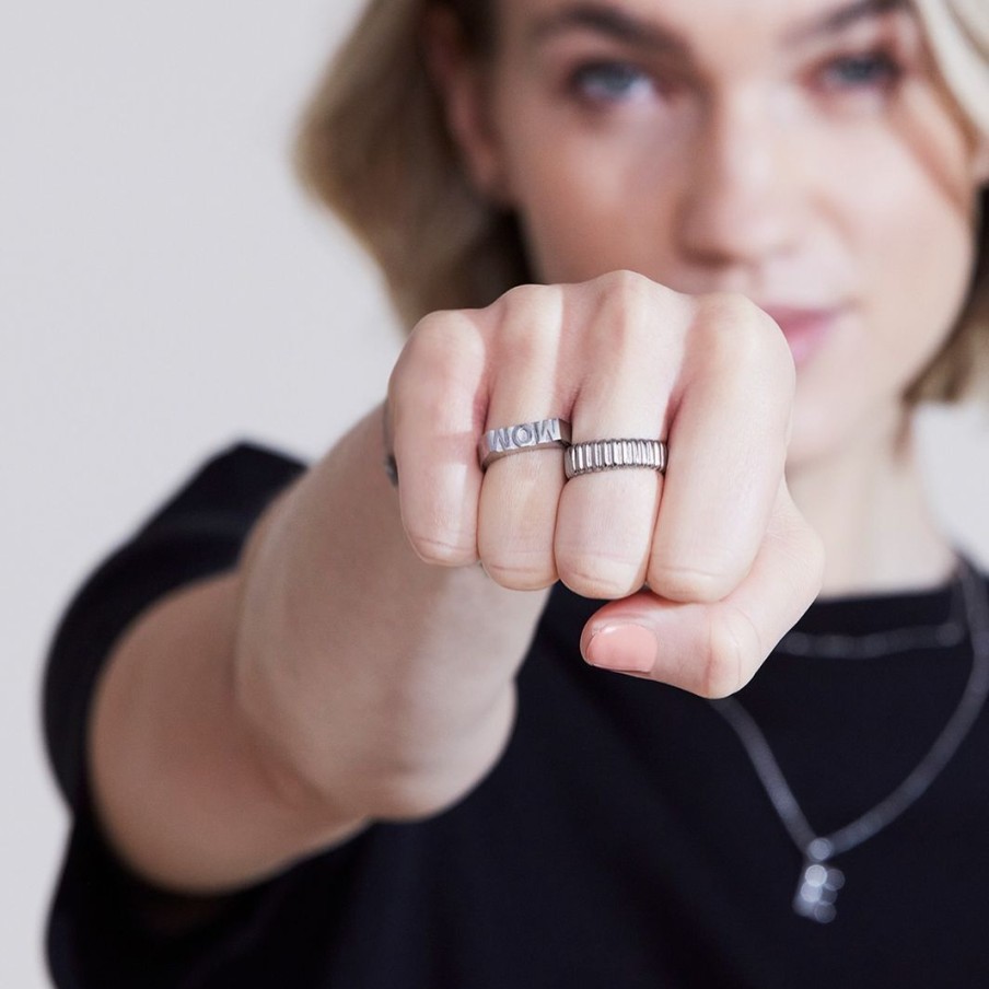 Ringar Edblad | Signet Ring Mom Steel