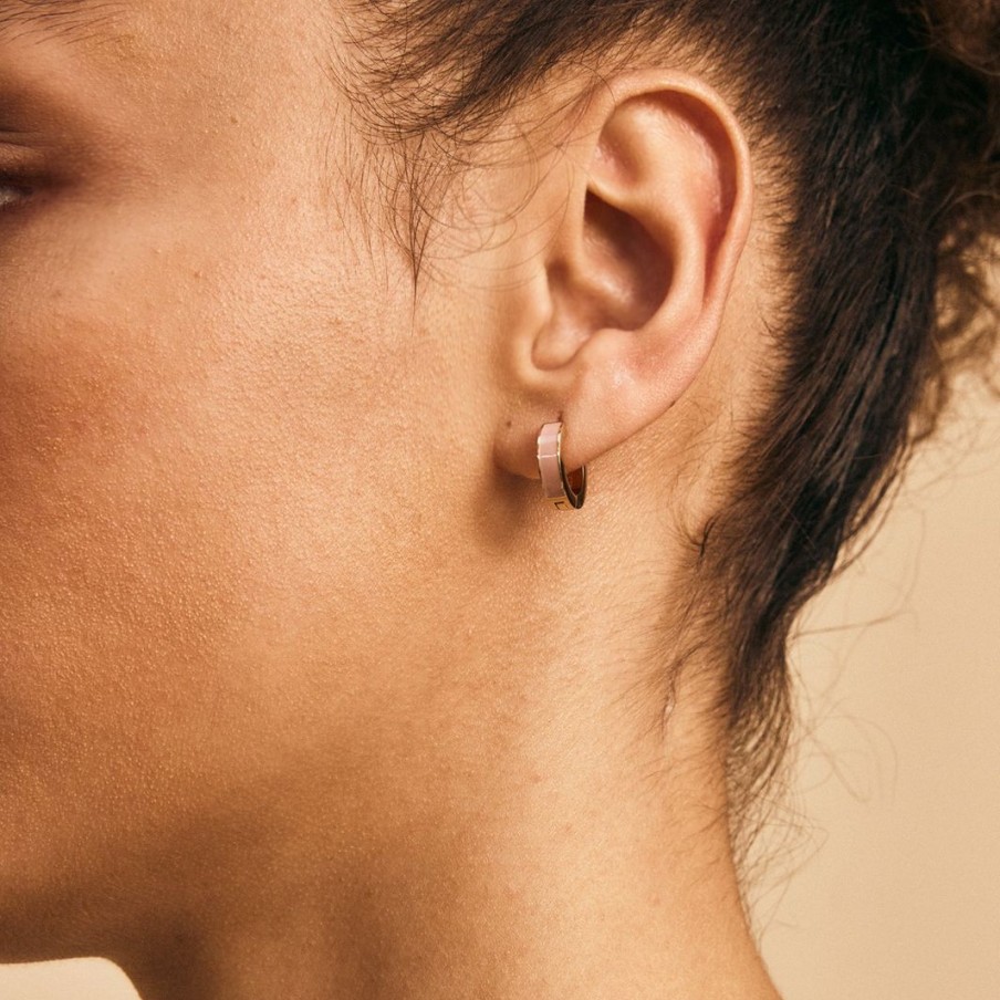 Orhangen Edblad | Fave Hoops Pink Gold
