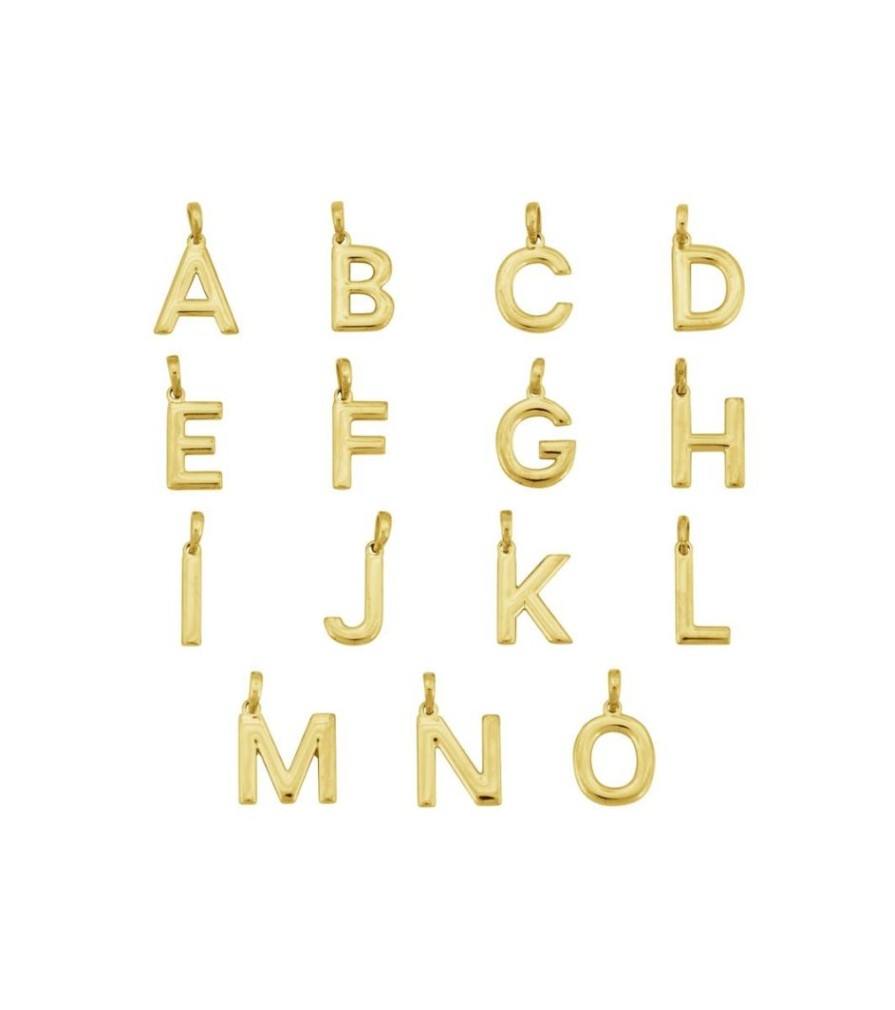 Berlocker Edblad | Initial A-O Charm Gold