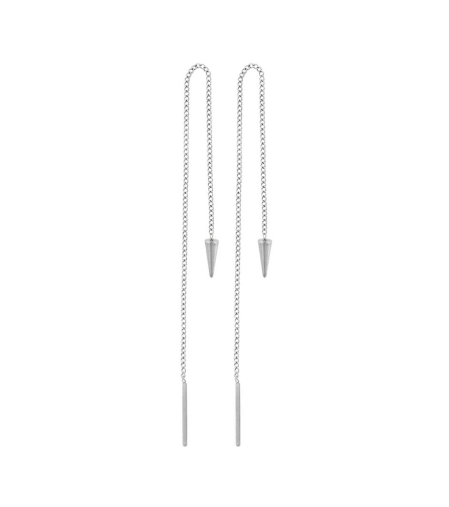 Orhangen Edblad | Peak Chain Earrings Steel