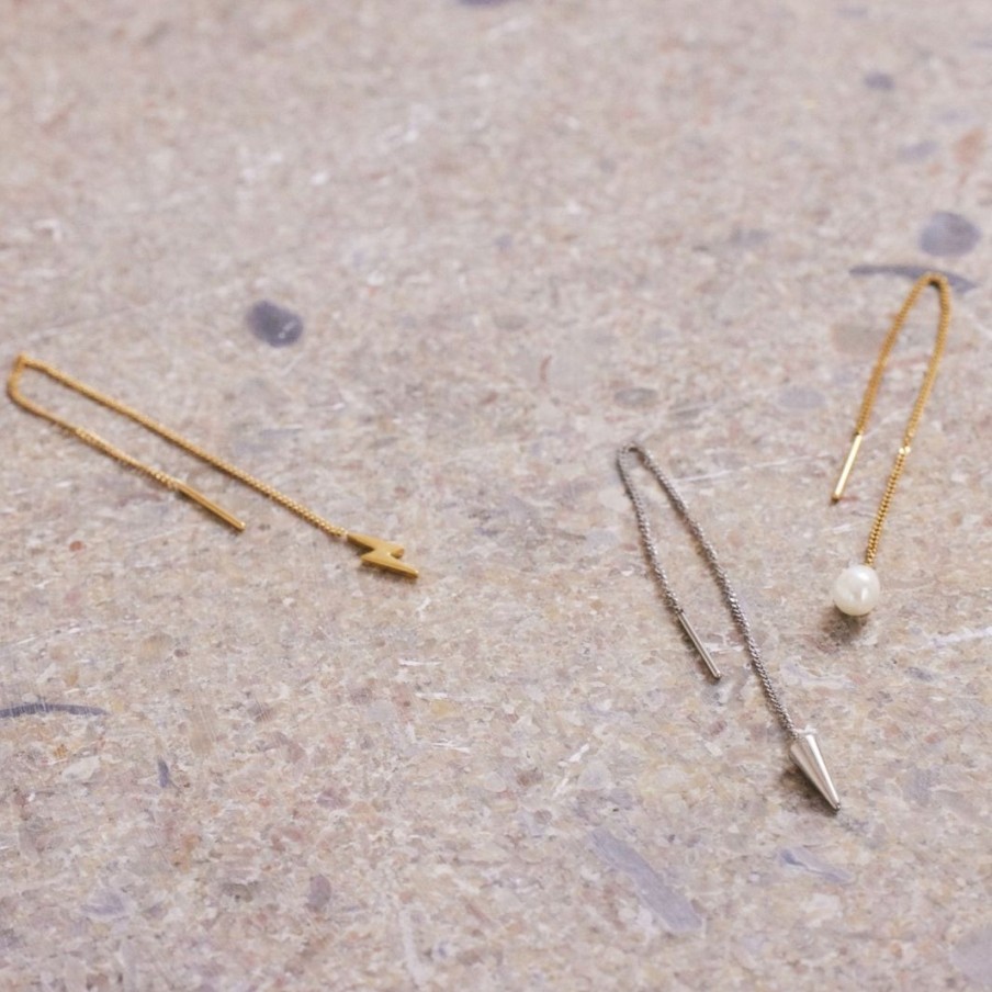 Orhangen Edblad | Peak Chain Earrings Steel