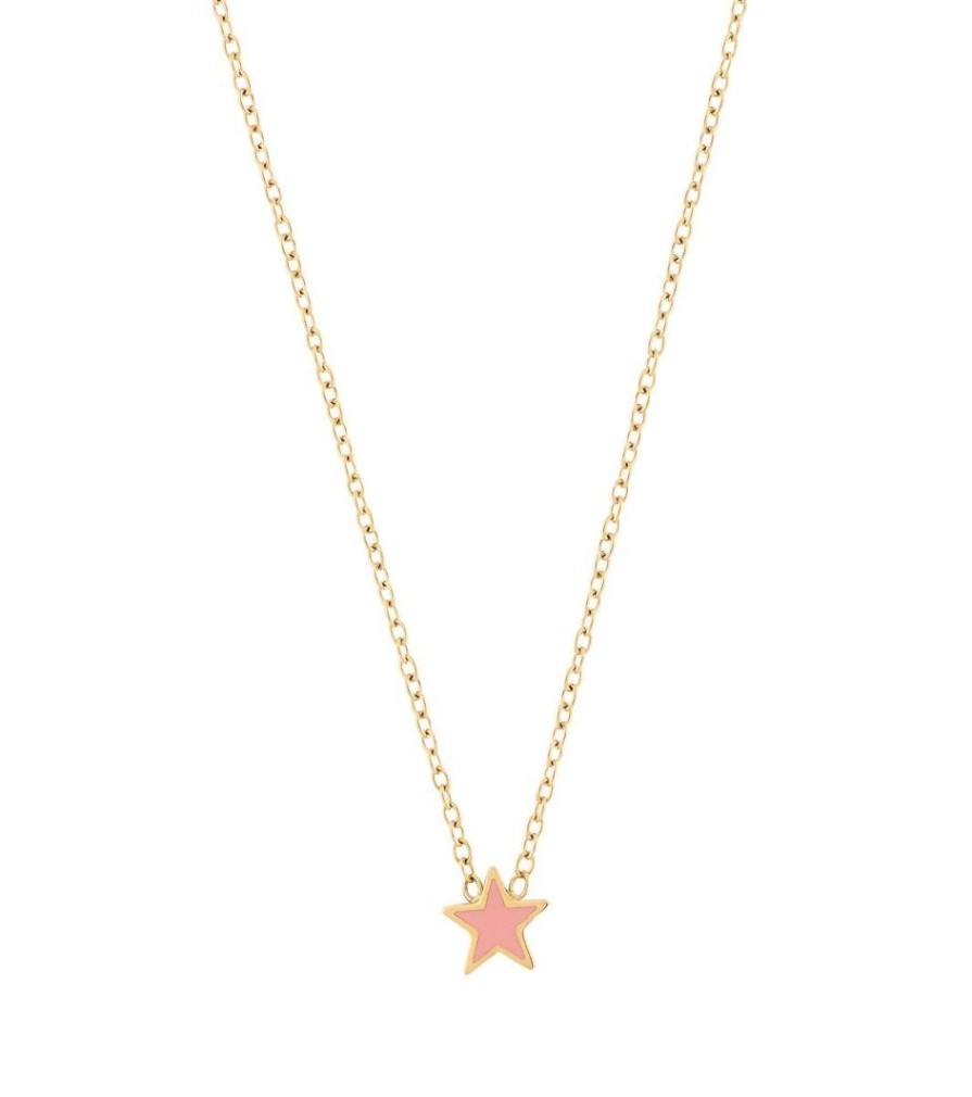 Barnsmycken Edblad | Sky Necklace Kids Pink Gold
