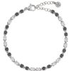 Armband Edblad | Glow Bracelet Black White Steel