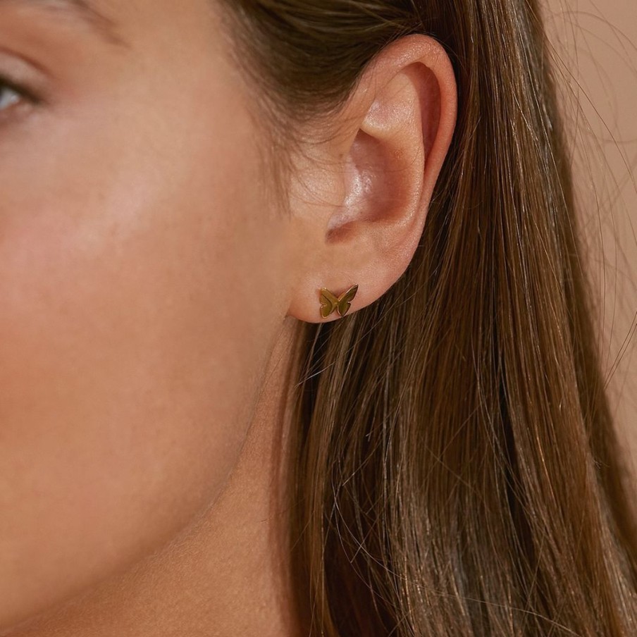 Orhangen Edblad | Papillon Studs Gold