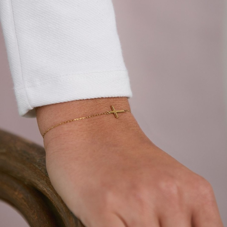 Armband Edblad | Spirit Cross Bracelet Gold