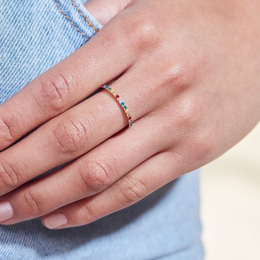Ringar Edblad | Rainbow Ring Mini Gold