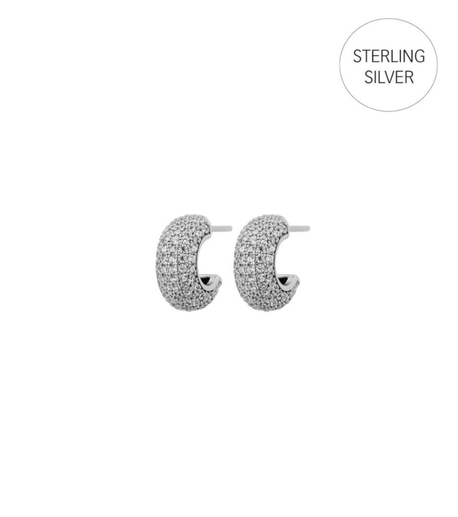 Orhangen Edblad | Luxe Creoles Silver