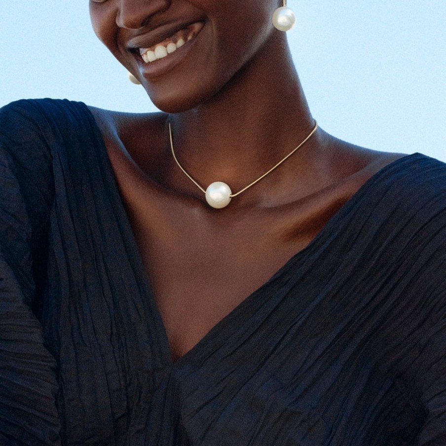 Halsband Edblad | Globe Necklace Maxi Gold