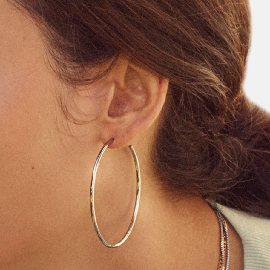 Orhangen Edblad | Hoops Earrings Steel Large