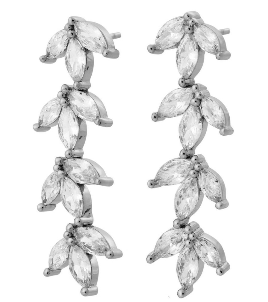 Orhangen Edblad | Laurel Earrings Rhodium