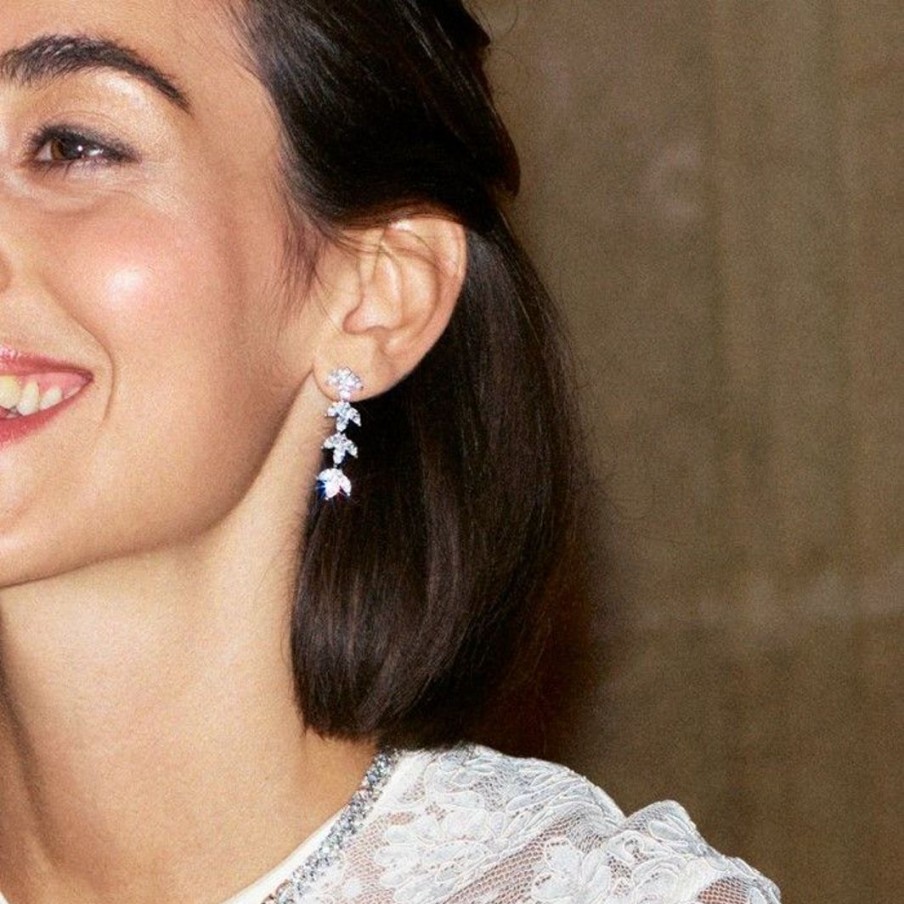 Orhangen Edblad | Laurel Earrings Rhodium