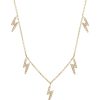 Halsband Edblad | Lightning Sparkle Necklace Multi Gold