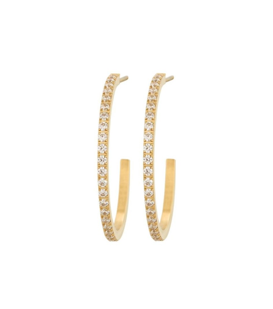 Orhangen Edblad | Glow Creoles Mini L Gold