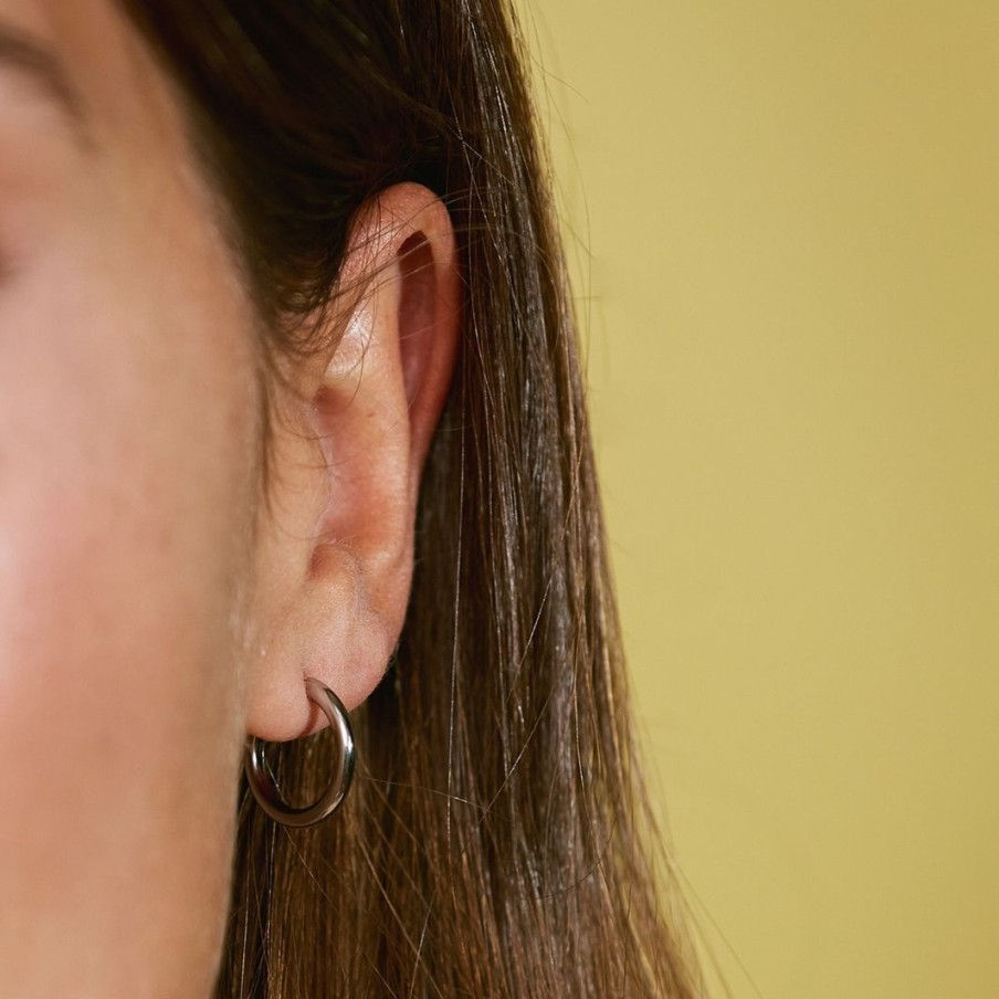 Orhangen Edblad | Hoops Earrings Steel Small