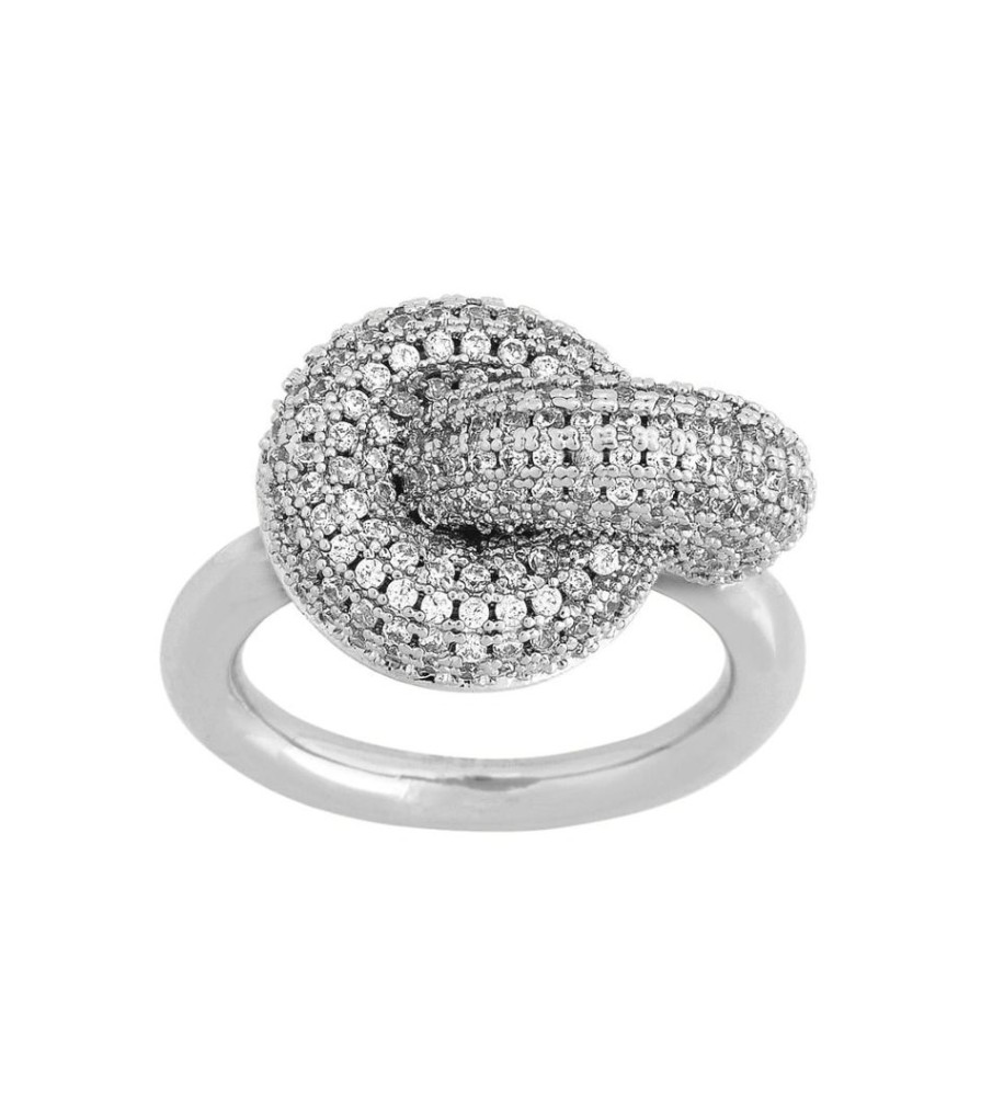 Ringar Edblad | Redondo Sparkle Ring Rhodium