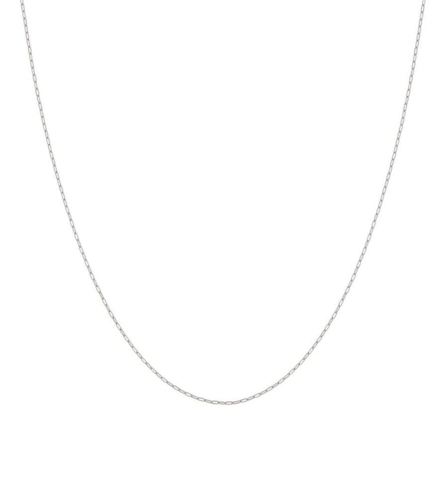Halsband Edblad | Rectangular Chain 45 Cm Steel